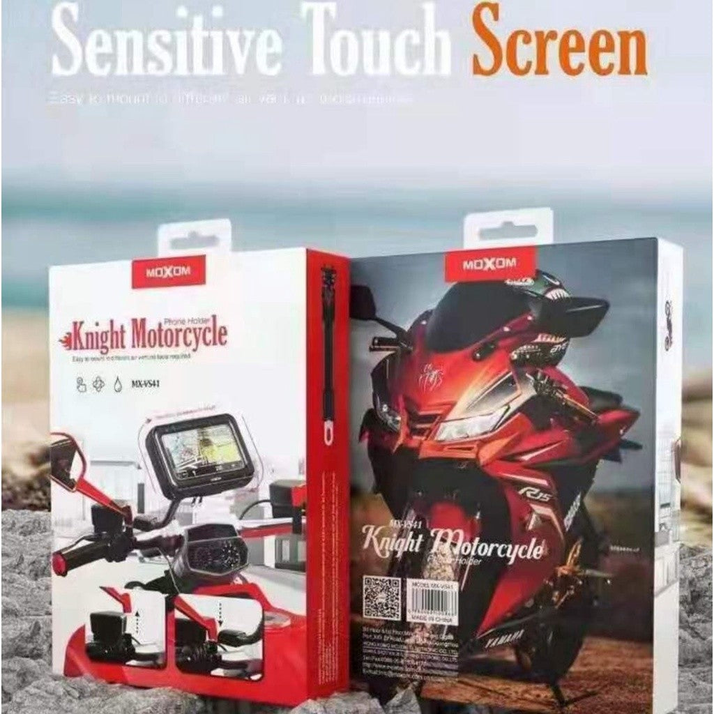 Moxom MX-VS41 Knight Motorcycle Phone Holder / Waterproof / Sensitive Touch Screen Moxom MX-VS41 Knight Motorcycle Phone Holder / Waterproof / Sensitive Touch Screen